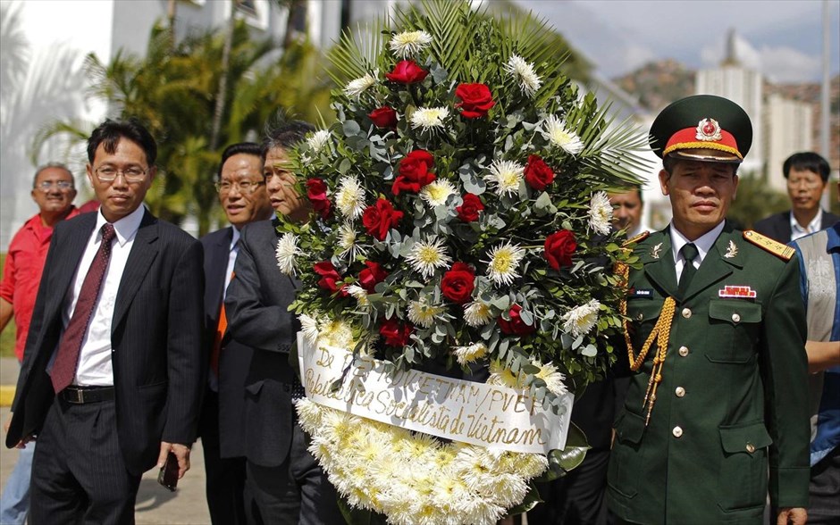 Βενεζουέλα -  Κηδεία Ούγκο Τσάβες #3. Στη Βενεζουέλα βρίσκεται επίσημη αντιπροσωπεία από το Βιετνάμ για να παραστεί στην κηδεία του προέδρου Ούγκο Τσάβες.