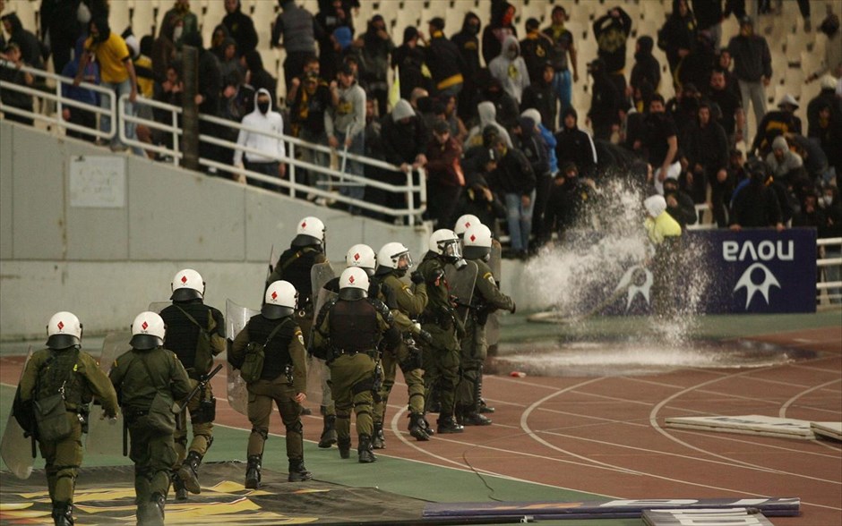 ΟΑΚΑ, επεισόδια, ΑΕΚ - Πανθρακικός. 