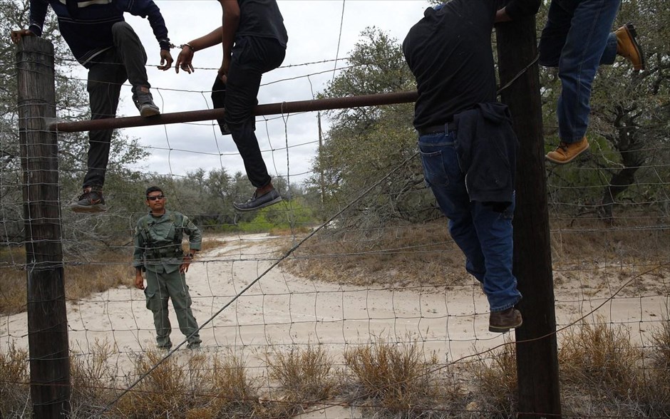 Ταξίδι  στη «νεκρή» ζώνη ΗΠΑ - Μεξικό #10. Σύλληψη λαθρομεταναστών από την συνοριοφυλακή περίπολο των ΗΠΑ κοντά στη Φαρφούριας, στο Τέξας