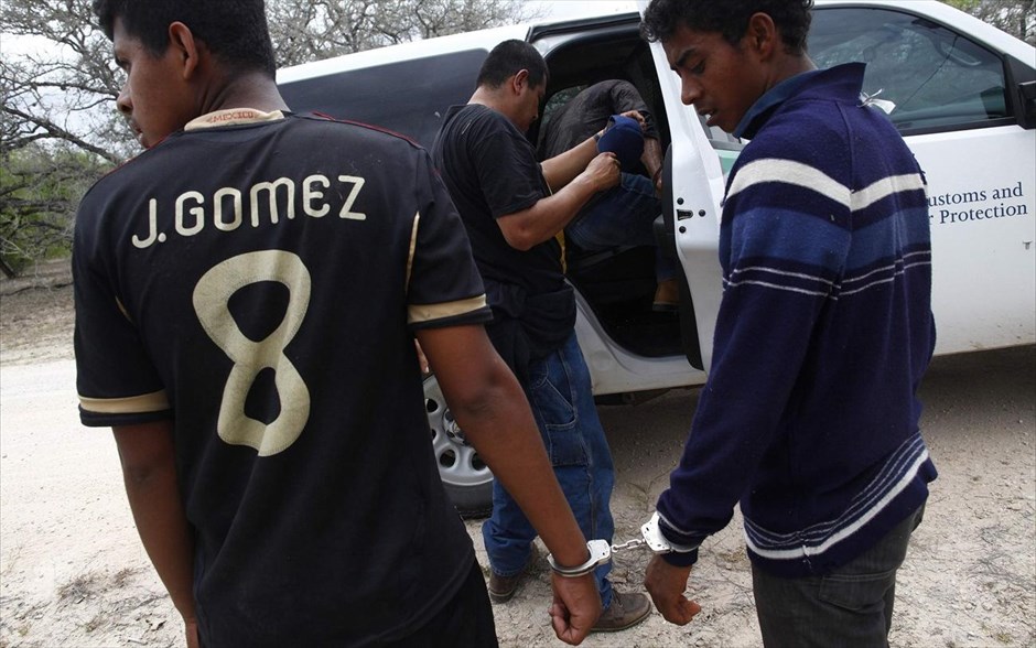 Ταξίδι  στη «νεκρή» ζώνη ΗΠΑ - Μεξικό #11. Σύλληψη λαθρομεταναστών από την συνοριοφυλακή περίπολο των ΗΠΑ κοντά στη Φαρφούριας, στο Τέξας