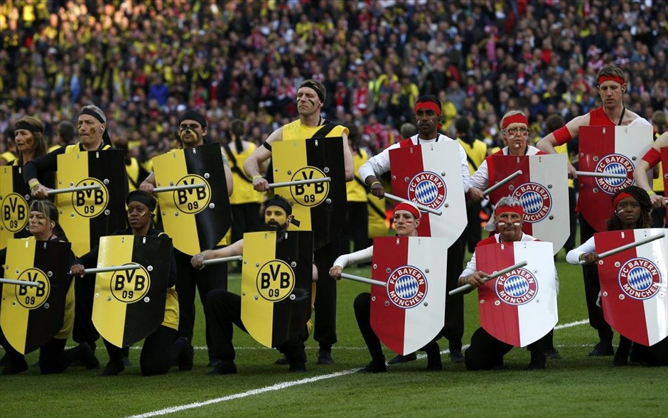 Τελικός Champions League: Εικόνες πριν τον αγώνα #38. Δρώμενο πριν από την έναρξη του μεγάλου τελικού του Champions League.