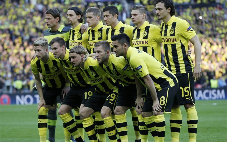 Τελικός Champions League: Εικόνες από τον αγώνα #2. Η σύνθεση της Μπορούσια Ντόρμουντ.
