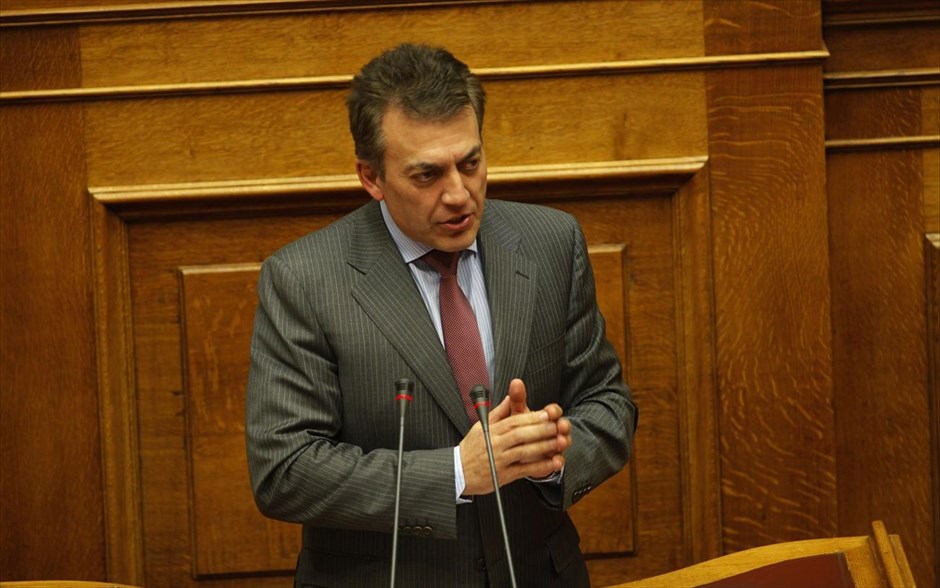 Βουλή - Βρούτσης - αρχείο. Υπουργός Εργασίας, Κοινωνικής Ασφάλειας, Πρόνοιας: Γιάννης Βρούτσης