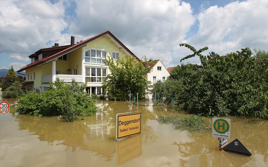 Πλημμύρες - Γερμανία - Ντεγκεντόρφ. Ντεγκεντόρφ, Γερμανία.