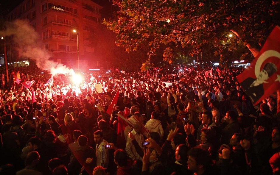 Τουρκία - Διαδηλώσεις - Αγκυρα. Αντικυβερνητική διαδήλωση στην Αγκυρα.