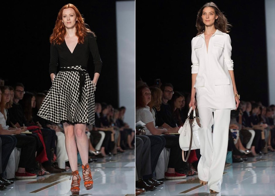 Εβδομάδα Μόδας στη Νέα Υόρκη - Diane von Furstenberg. Μοντέλα παρουσιάζουν δημιουργίες από την συλλογή Diane von Furstenberg Ανοιξη/Καλοκαίρι 2014, στην Εβδομάδα Μόδας της Νέας Υόρκης.