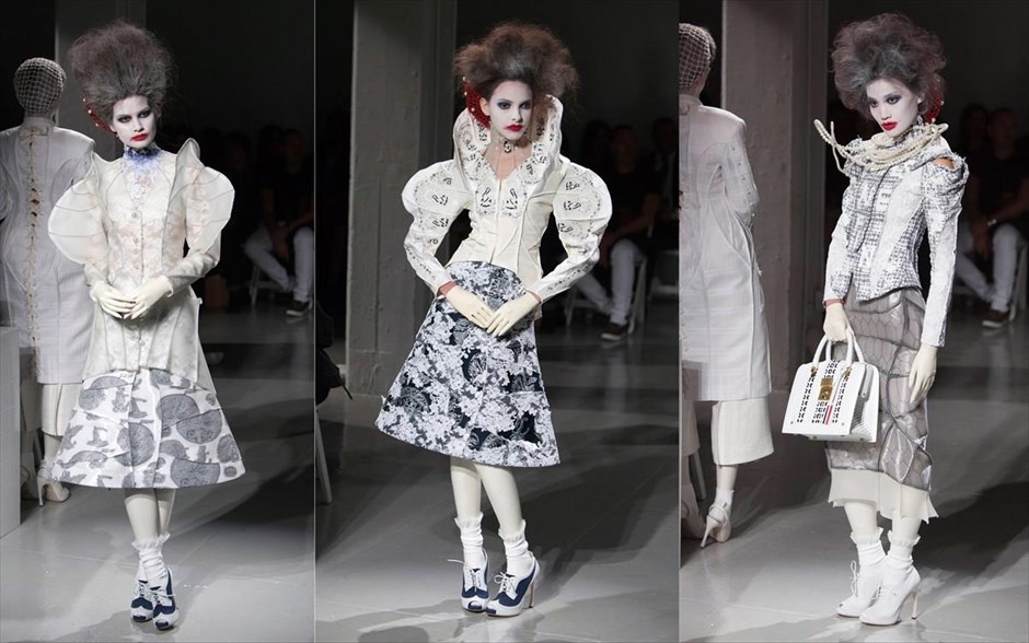 Εβδομάδα Μόδας στη Νέα Υόρκη - Thom Browne. Μοντέλα παρουσιάζουν δημιουργίες από την συλλογή Thom Browne Ανοιξη/Καλοκαίρι 2014, στην Εβδομάδα Μόδας της Νέας Υόρκης.