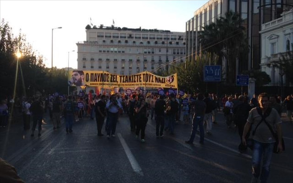 Αντιφασιστικό συλλαλητήριο - Σύνταγμα #8. 