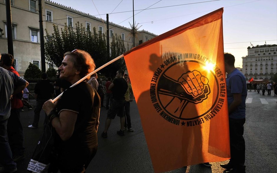 Αντιφασιστικό συλλαλητήριο - Σύνταγμα #22. 