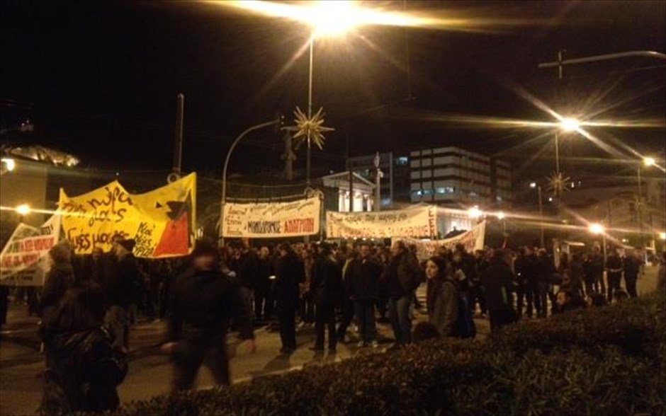 Απογευματινή πορεία για Γρηγορόπουλο. 