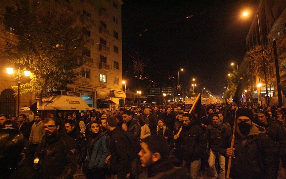 Απογευματινή πορεία για Γρηγορόπουλο. 