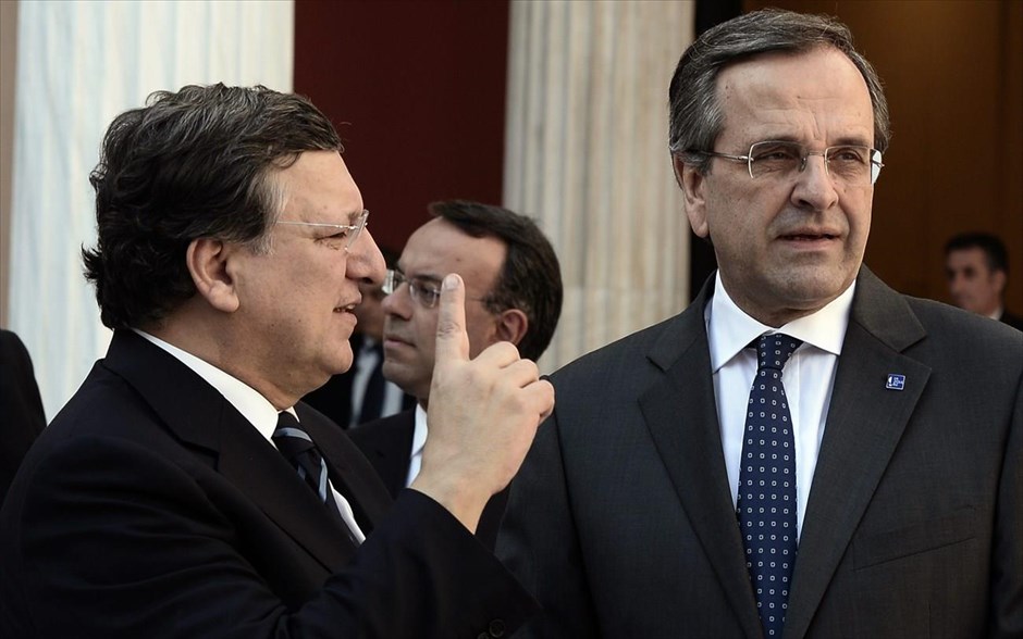 Σαμαράς - Μπαρόζο - Ζάππειο - Reuters. Ο πρωθυπουργός, Αντώνης Σαμαράς με τον πρόεδρο της Κομισιόν, Ζοζέ Μπαρόζο στο Ζάππειο.