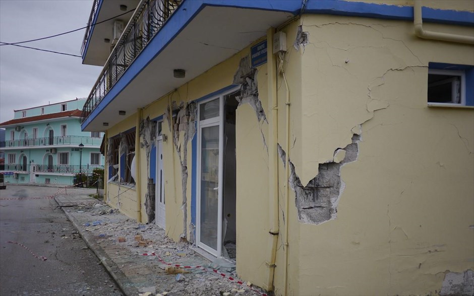 Νέος σεισμός στην Κεφαλονιά. Σοβαρές ζημιές σε κτήριο του Ληξουρίου.
