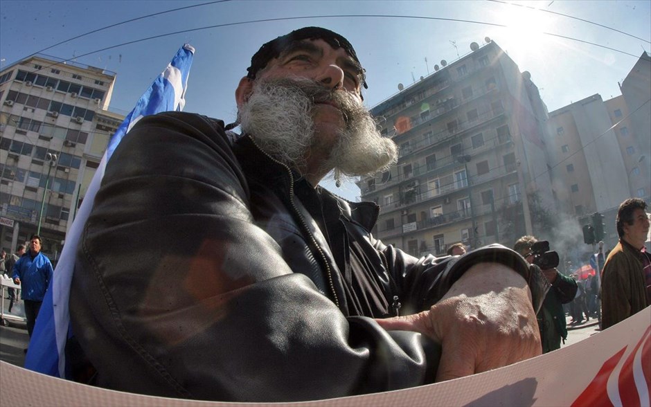 Παναγροτικό συλλαλητήριο - Αθήνα - Αγρότες. 