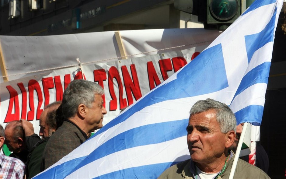 Παναγροτικό συλλαλητήριο - Αθήνα - Αγρότες. 