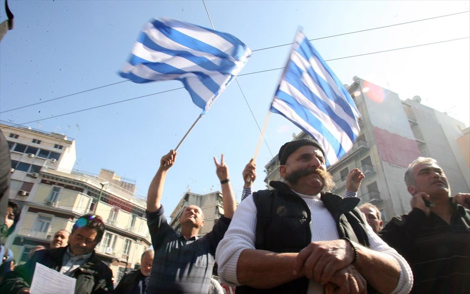 Παναγροτικό συλλαλητήριο - Αθήνα - Αγρότες. 