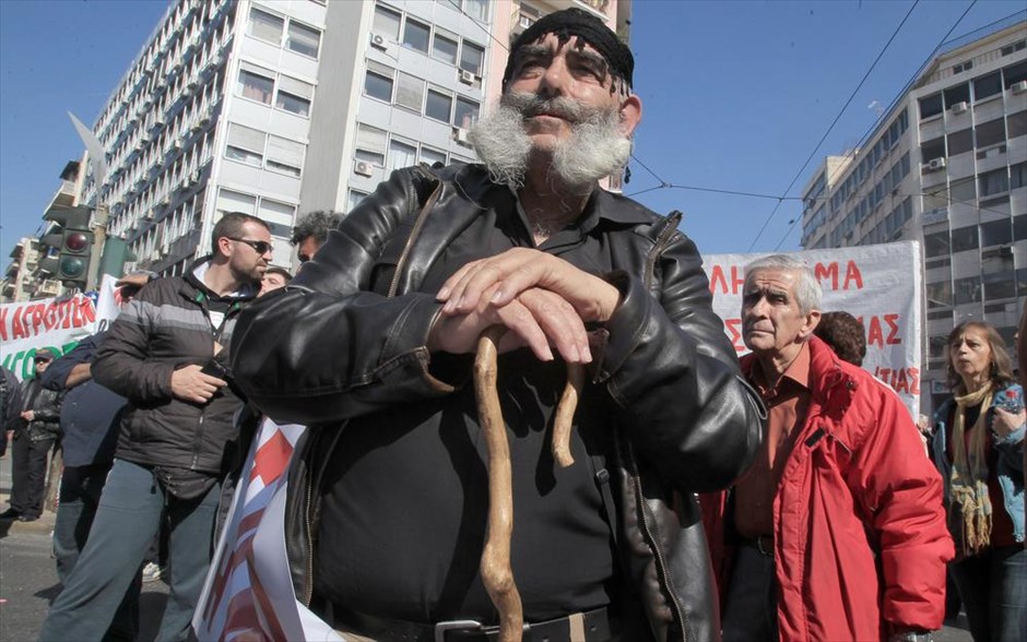 Παναγροτικό συλλαλητήριο - Αθήνα - Αγρότες. 
