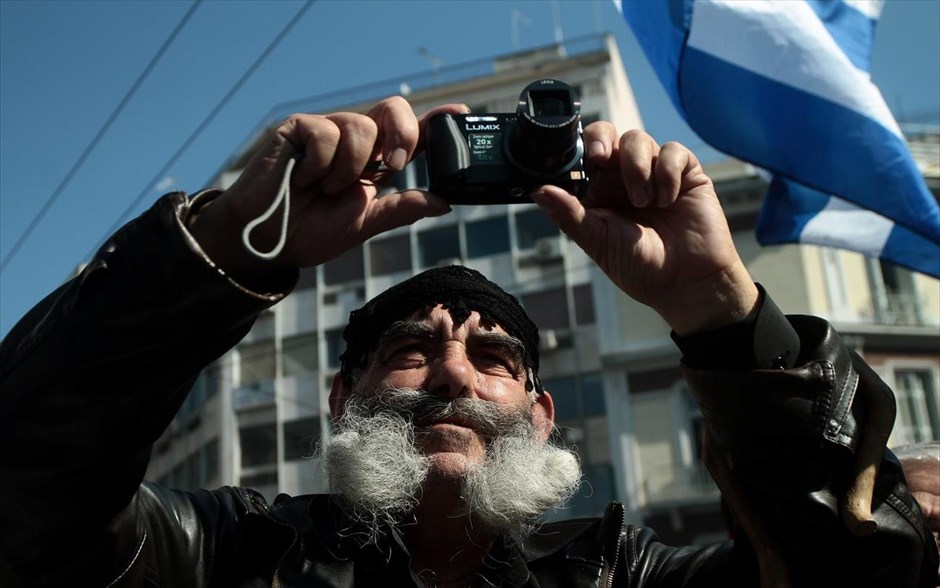 Παναγροτικό συλλαλητήριο - Αθήνα - Αγρότες. 