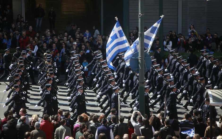 Στρατιωτική παρέλαση 25ης Μαρτίου 2014. 