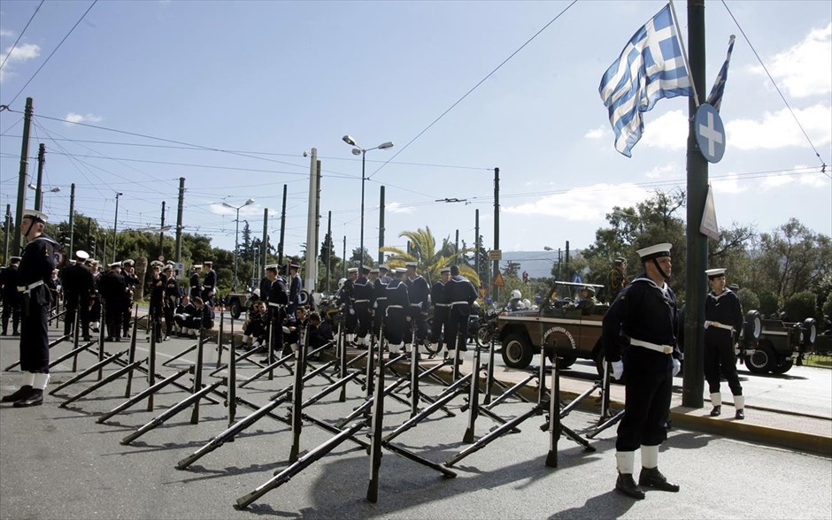 Στρατιωτική παρέλαση 25ης Μαρτίου 2014. 