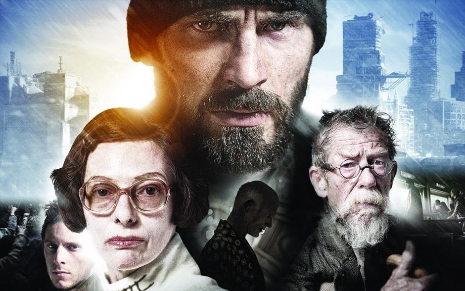 «Snowpiercer». «Snowpiercer»: στο έτος 2031, μετά από ένα αποτυχημένο πείραμα για να ανακοπεί το φαινόμενο της υπερθέρμανσης του πλανήτη, μια νέα εποχή παγετώνων έχει εξοντώσει σχεδόν κάθε ζωντανό οργανισμό πάνω στη Γη. Οι μόνοι επιζήσαντες είναι οι ταξιδιώτες ενός τρένου με κινητήρα αέναης κίνησης.