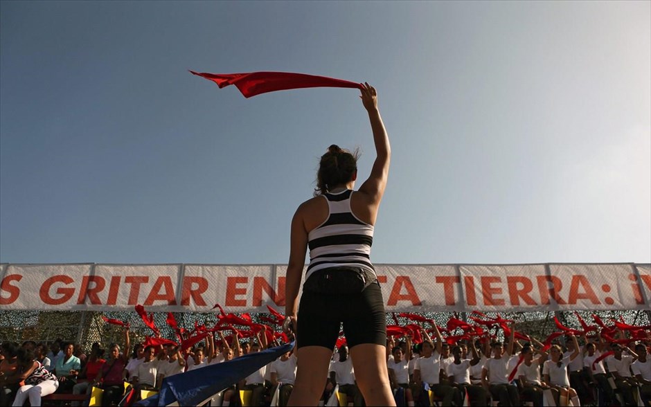 Συλλαλητήρια για την εργατική Πρωτομαγιά ανά τον κόσμο . Αβάνα, Κούβα.