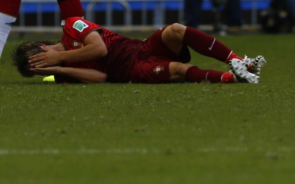 Γερμανία - Πορτογαλία. Τραυματίστηκε ο Κοεντράο και πέρασε εκτός παιχνιδιού.