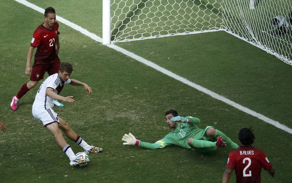 Γερμανία - Πορτογαλία. Το 4 - 0 από τον Μίλερ.