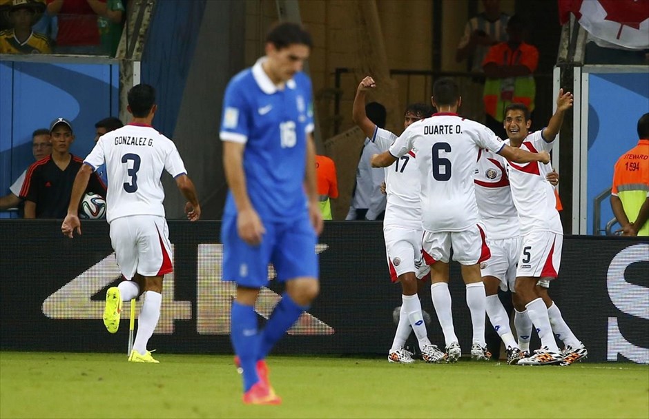 Μουντιάλ 2014 - Ελλάδα - Κόστα Ρίκα. 1-0 για την Κόστα Ρίκα.