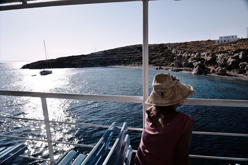Καλοκαιρινή απόδραση. Στιγμιότυπο από καλοκαιρινή απόδραση στην Πάτμο.