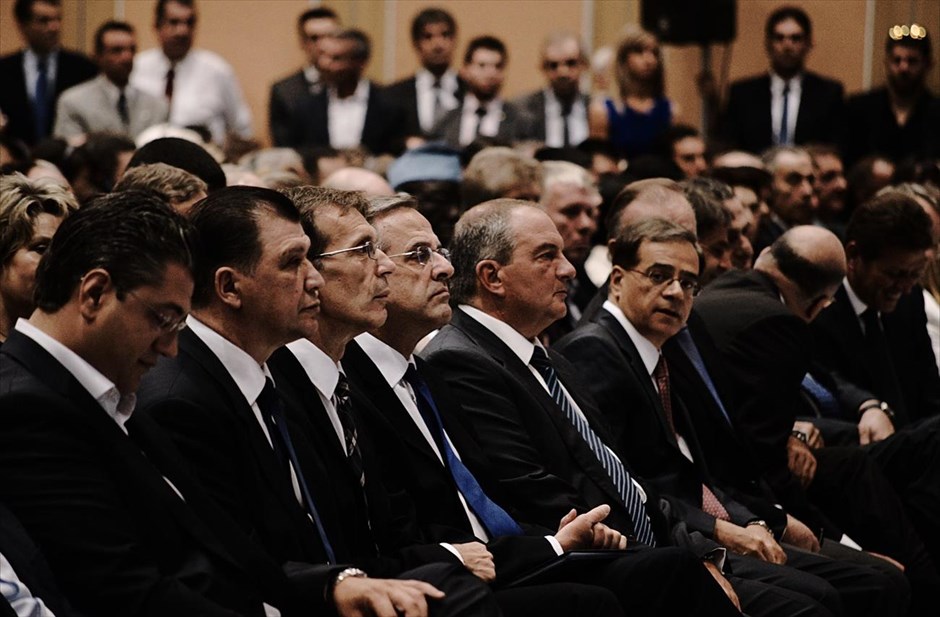 79η ΔΕΘ - Σαμαράς. Στιγμιότυπο από τα εγκαίνια της 79ης ΔΕΘ