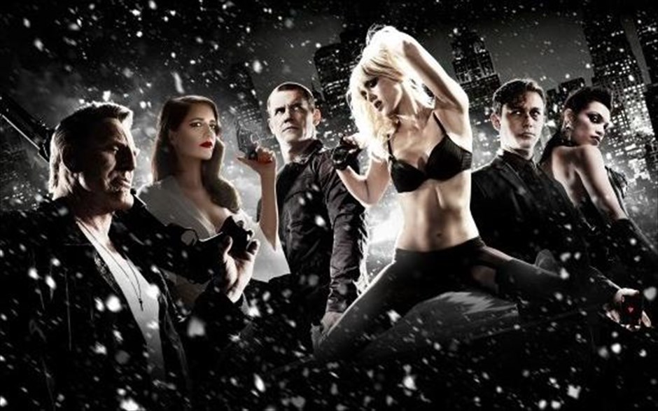 «Sin city: Η κυρία θέλει φόνο». «Sin city: Η κυρία θέλει φόνο»: Η «αμαρτωλή πόλη» μάς βυθίζει για δεύτερη φορά στον σκοτεινό της κόσμο. Στις δύο νέες ιστορίες, που εξελίσσονται σε προηγούμενο χρονικό στάδιο, συναντώνται οι πιο σκληροπυρηνικοί και αποκρουστικοί κάτοικοι της πόλης, για να αποκαλυφθεί πώς παραμορφώθηκε το πρόσωπο του Ντουάιτ.