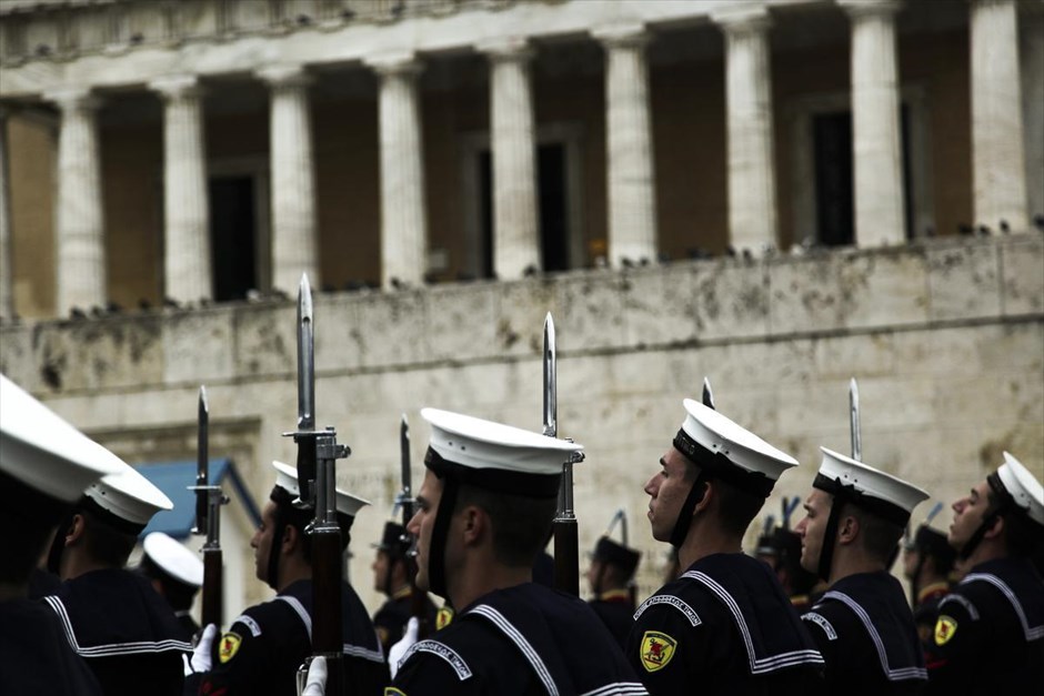 Εορτασμός της επετείου της 28ης Οκτωβρίου - παρέλαση. Αθήνα.