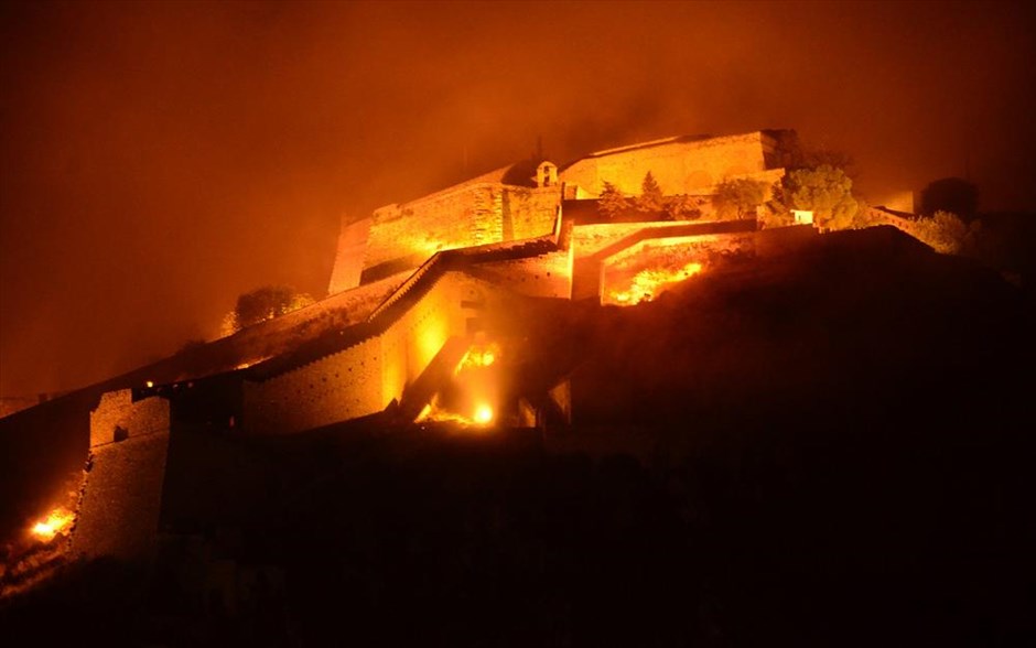 Παλαμήδι: Πρώτο πανελληνίως σε αύξηση επισκεψιμότητας . Το κάστρο Παλαμήδι στο Ναύπλιο. Ο χώρος του κάστρου του Παλαμηδιού σημείωσε τη μεγαλύτερη αύξηση επισκεπτών κατά το 2014 με (119,49%). Ακολουθούν, η Βιβλιοθήκη Αδριανού (103,14%), η Ρωμαϊκή Αγορά (91,53%), ο Λευκός Πύργος Θεσσαλονίκης (89,49%) και το Ολυμπιείο (85,29%), η Αρχαία Αγορά (57,73%), ο Κεραμεικός (54,04%), το Μουσείο Ηρακλείου (53,02%), το Βυζαντινό Μουσείο (49,49%) και το Φρούριο της Κέρκυρας (42,78%).