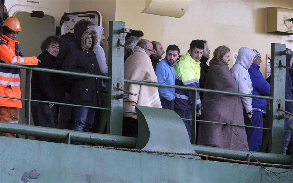 Επιχείρηση για τη διάσωση των επιβατών του πλοίου Νorman Αtlantic. 