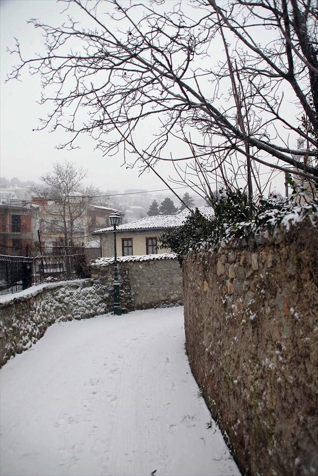 Καιρός - Χιόνι - Κρύο - Κοζάνη - Μακεδονία. Σιάτιστα Κοζάνης.