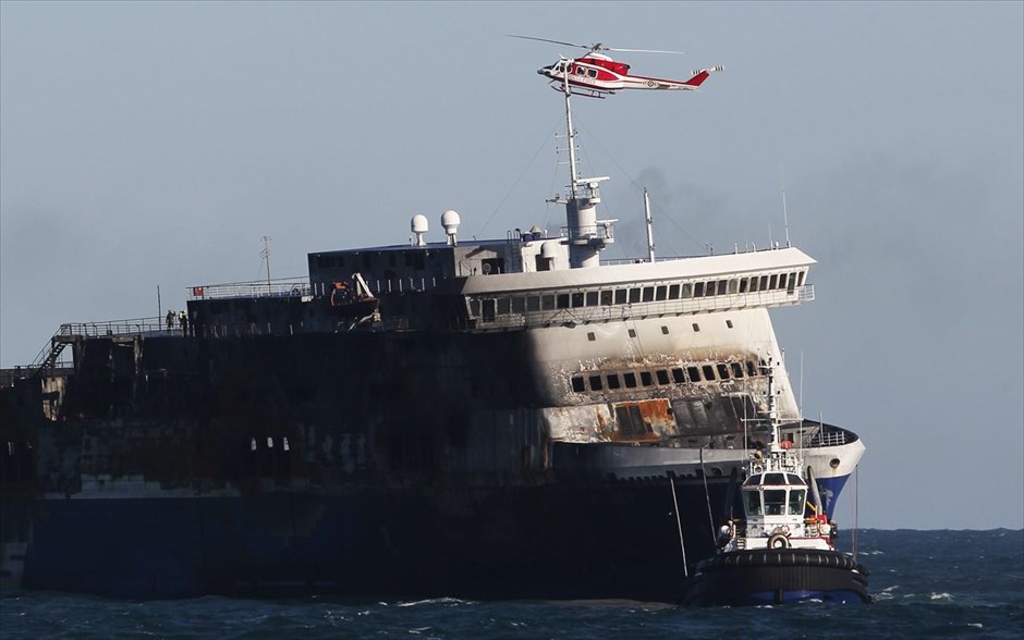 Στο Μπρίντιζι φτάνει το Norman Atlantic. 