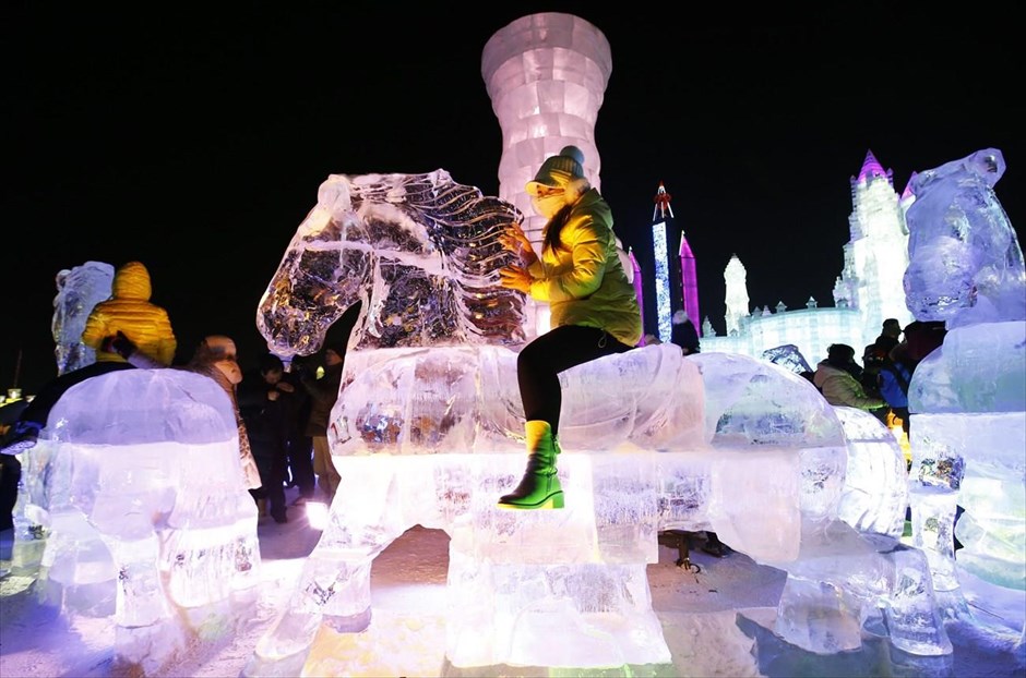 Διεθνές Φεστιβάλ Πάγου και Χιονιού στο Χαρμπίν. 
