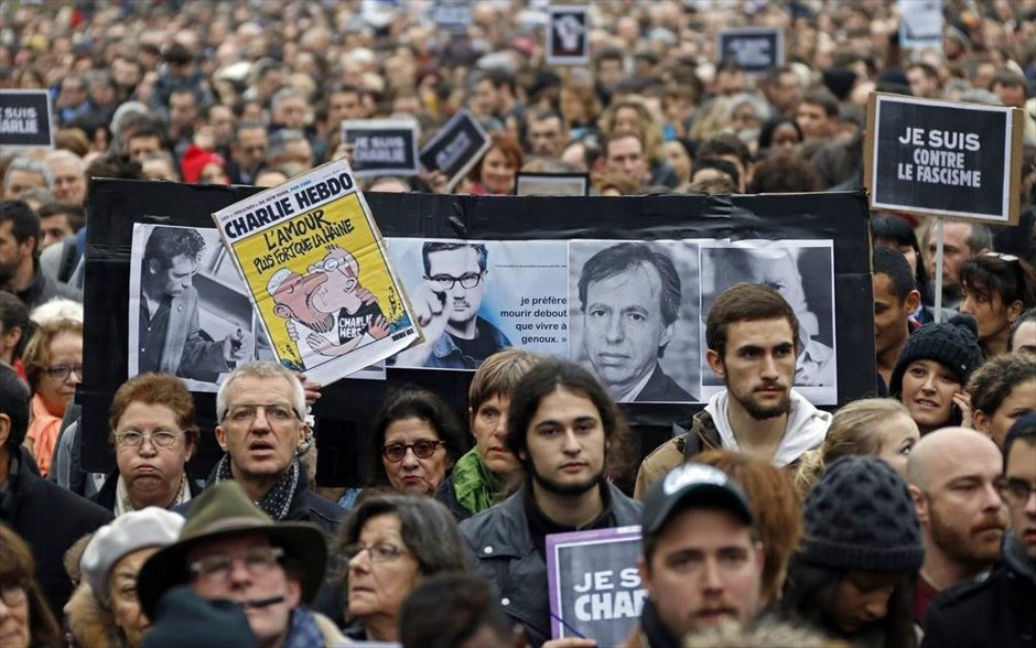 Γαλλία - Διαδήλωση - Charlie Hebdo. Τουλούζη.