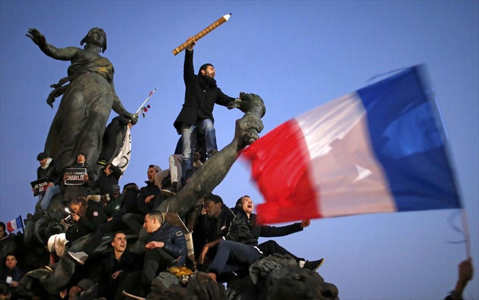 Γαλλία - Παρίσι - Πορεία Ενότητας - Charlie Hebdo. 