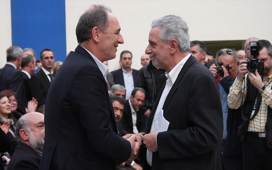 Υπουργείο Ναυτιλίας. Ο Γιώργος Σταθάκης με τον Θοδωρή Δρίτσα.