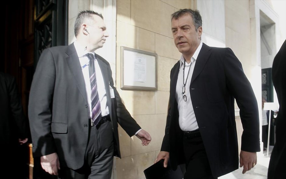 Βουλή - Ορκωμοσία - Σταύρος Θεοδωράκης. Ο επικεφαλής του Ποταμιού Σταύρος Θεοδωράκης.