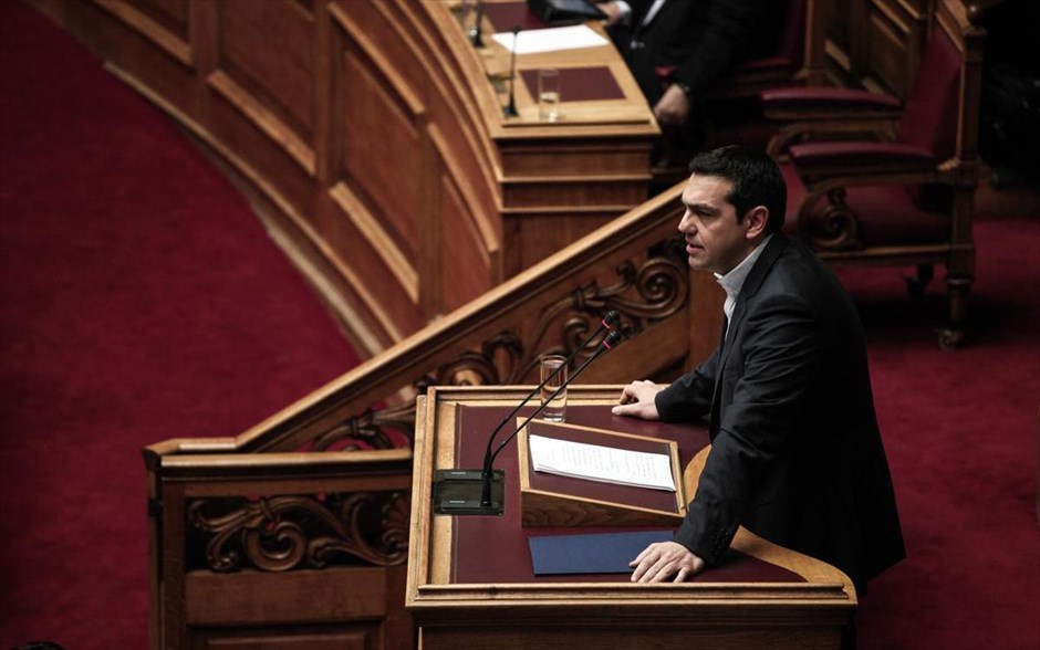 Βουλή - προγραμματικές δηλώσεις . «Εμείς δεν ζητάμε συναίνεση στην καταστροφή. Ζητάμε συναίνεση για την λύτρωση, για την πρόοδο, για να κάνουμε την πατρίδα μας υπερήφανη», ανέφερε ο Αλ. Τσίπρας.