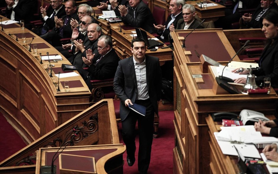 Βουλή - προγραμματικές δηλώσεις . 