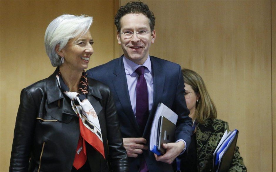 Ντέισελμπλουμ - Λαγκάρντ - Eurogroup. Γερούν Ντέισελμπλουμ και Κριστίν Λαγκάρντ.