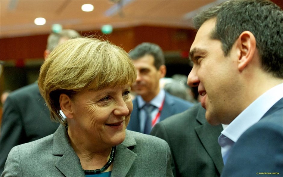 Τσίπρας - Μέρκελ - Σύνοδος Κορυφής. Συναντήθηκαν για πρώτη φορά Άγκελα Μέρκελ και Αλέξης Τσίπρας.
