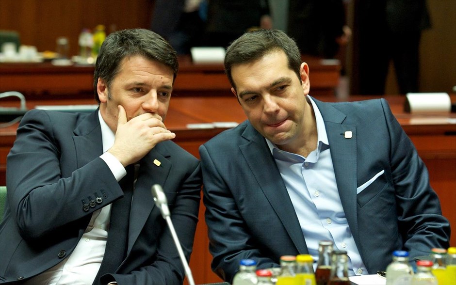 Τσίπρας - Ρέντσι. Ματέο Ρέντσι και Αλέξης Τσίπρας.