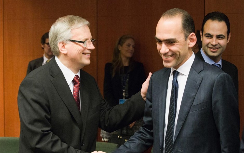 Χάρης Γεωργιάδης - Eurogroup. O ΥΠΟΙΚ της Κύπρους κ. Χάρης Γεωργιάδης.