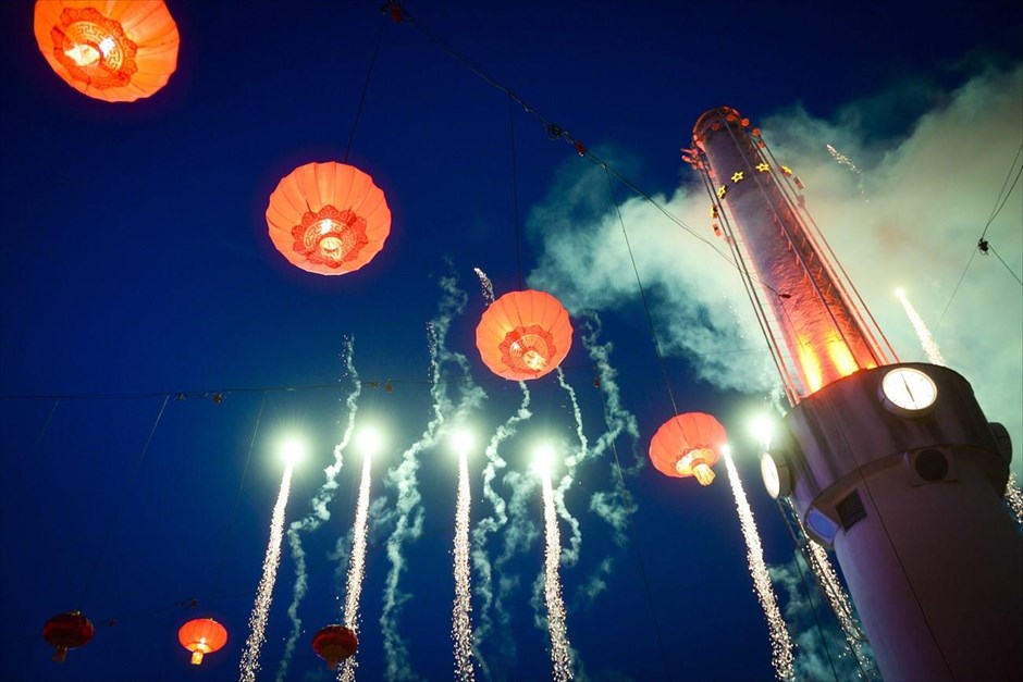 Υποδοχή του κινέζικου νέου έτους. Ελσίνκι, Φινλανδία.