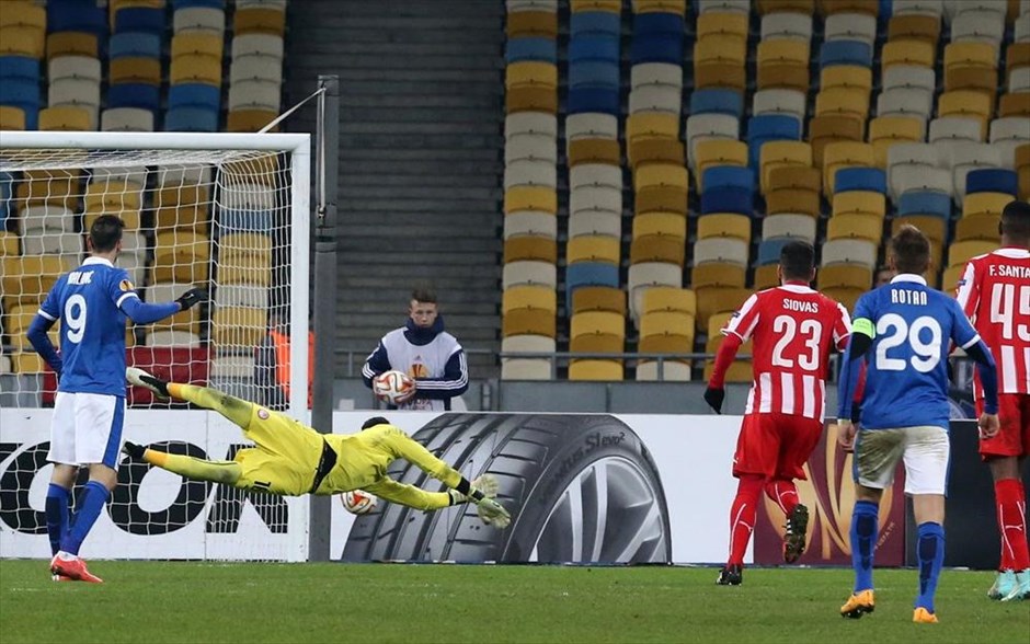 Ντνίπρο - Ολυμπιακός. Το 1 - 0 από τον Κανκάβα.